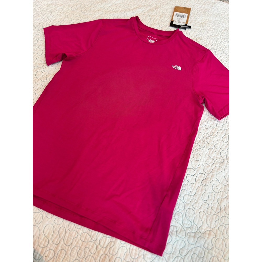 The‎ North Face Mens Adventure Tee Pink Primerose Size Small #645